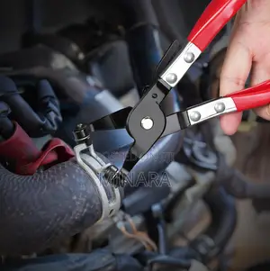 Automotive Hose Clamp Pliers, Swivel Flat Band Tool for Pipe Clamps