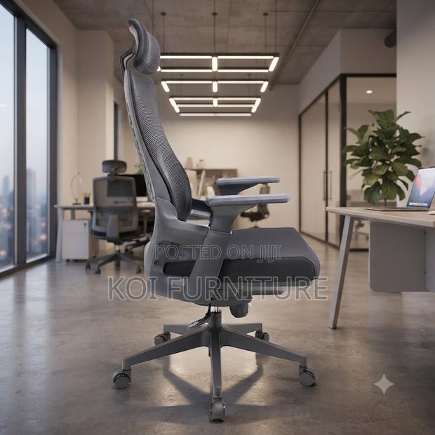 Office Chairs; High Back Oerthopedic Lamarre Office Chair - thumbnail 4