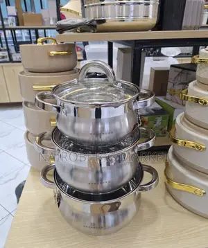 6 Pieces Edenberg Eb-3716 Stainless Steel Cookware Set