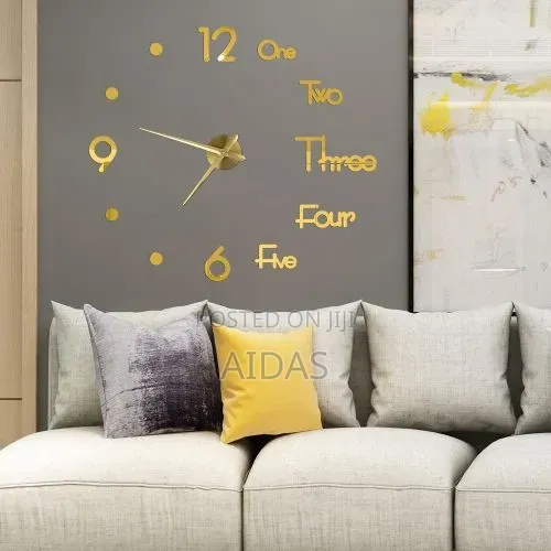 Diy Sticker Wall Clock