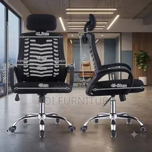 Office Chairs; Ergonomic Fabric Office Mesh Chair With High Back