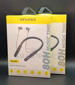 Awei G81bl Dynamic Drive Necklace Earphones.