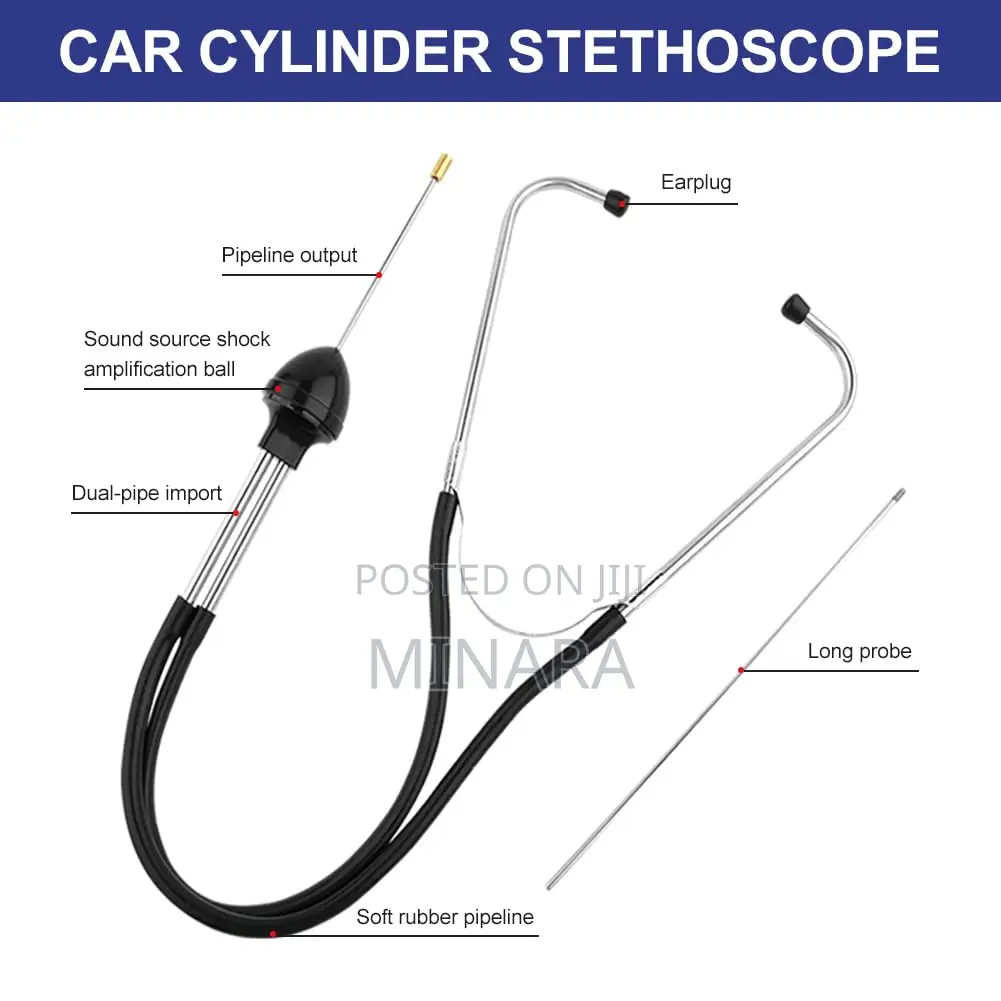Engine Stethoscope, Automotive Mechanic Stethoscope Diagnostic Tool