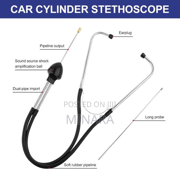 Engine Stethoscope, Automotive Mechanic Stethoscope Diagnostic Tool - thumbnail 3