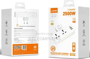 Ldnio Fast Charging Wall Socket - 2 Way Power Socket1 Usb-C2 /a-Sc2311