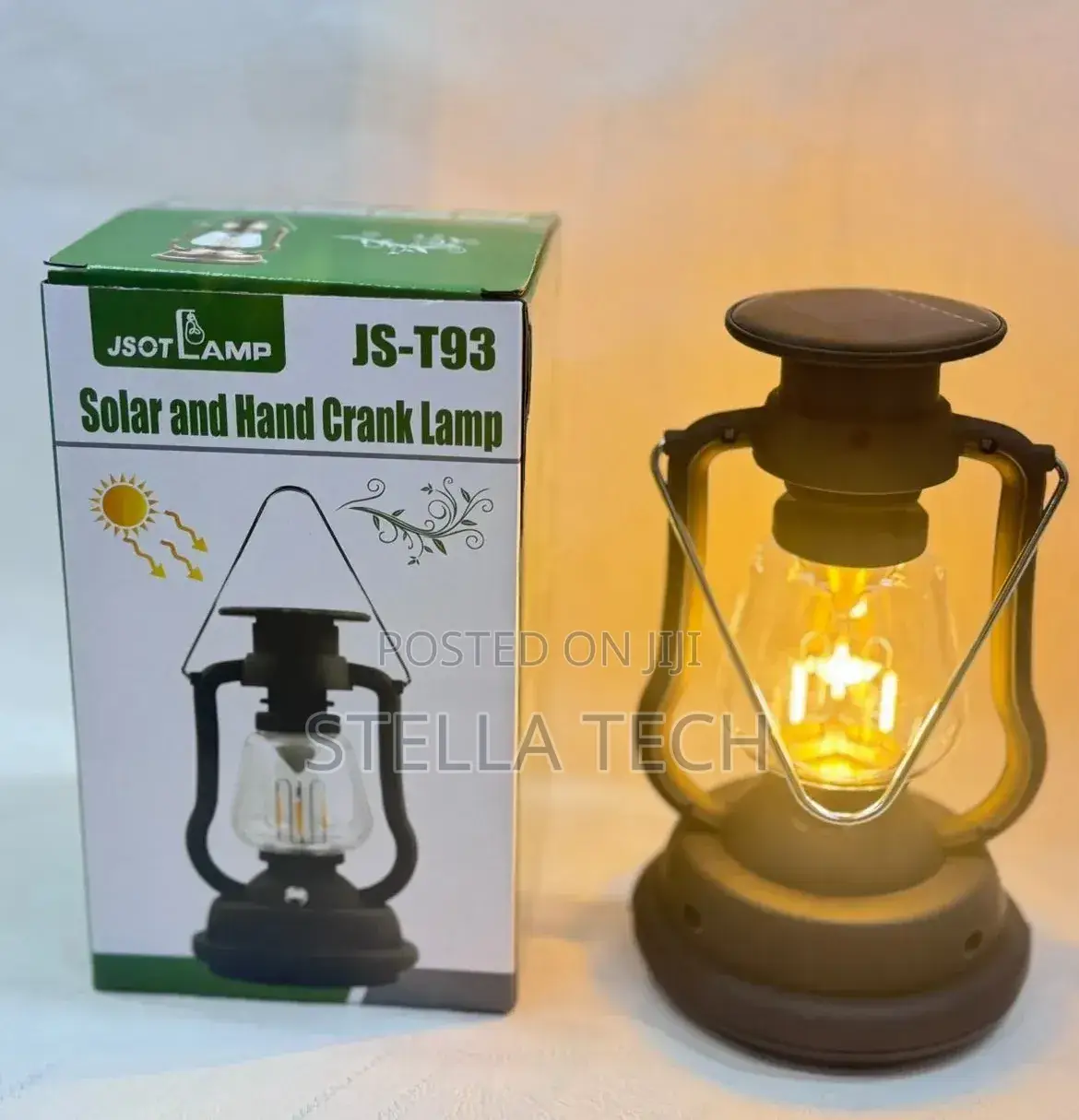 Js-T93 Solar and Hand Crank Lamp Lantern
