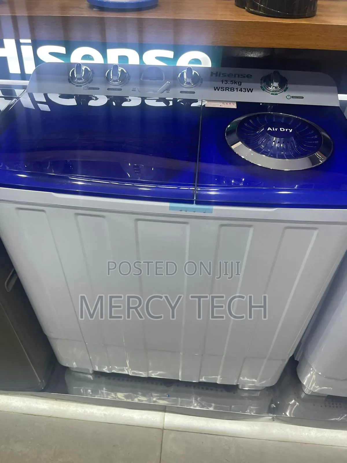 Hisense 7.5kg Twin Tub Washing Machine – Model Wsqb753w