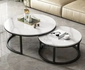 Modern Luxury 2in1 Marble Nesting Tables
