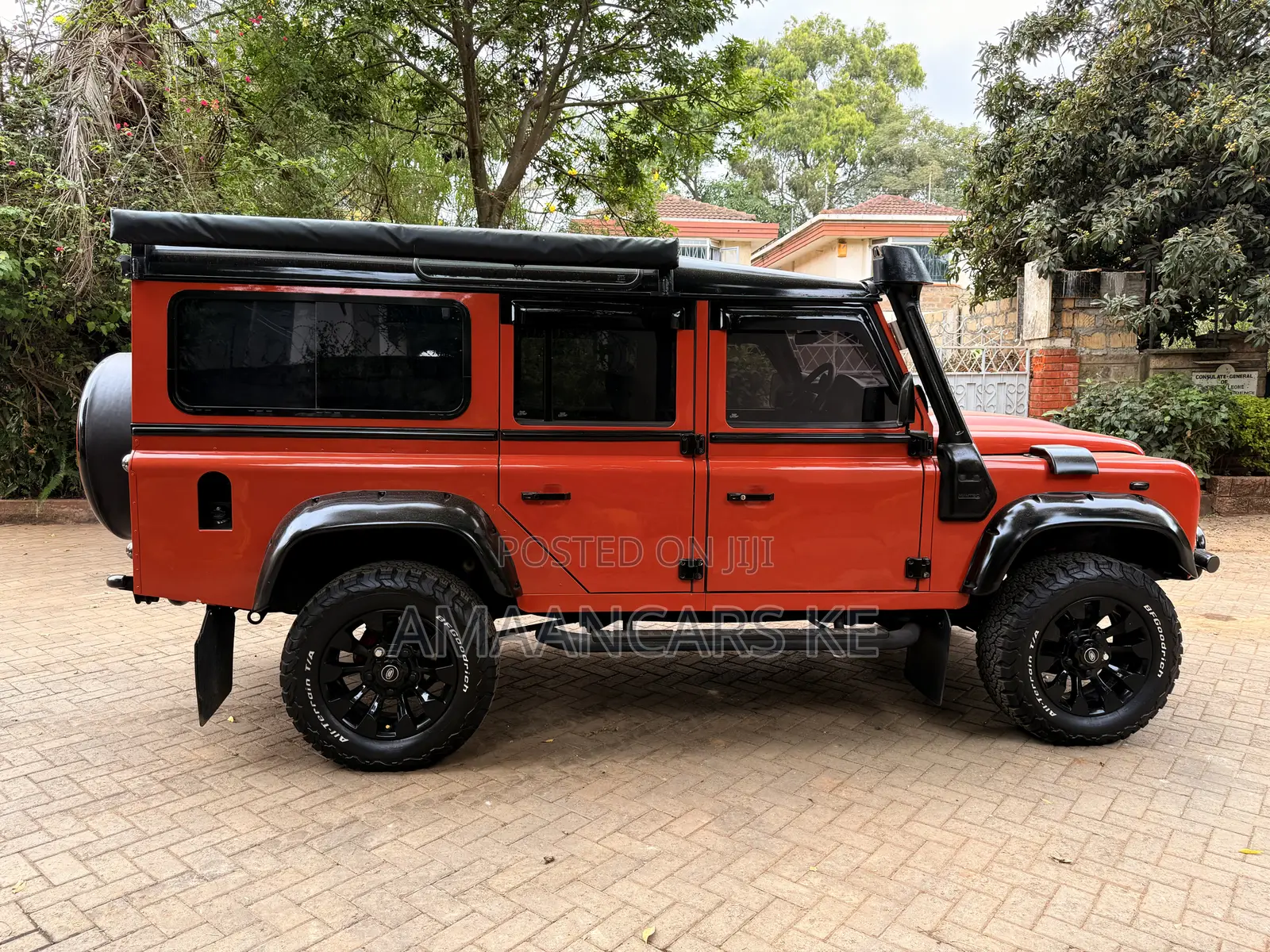 Land Rover Defender Puma 110 2.4 TD 2009 Orange