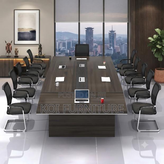 Boardroom Table; 3 Meters Diplomatic Office Boardroom Tables - main view