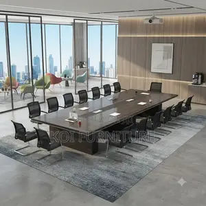 Boardroom Table; 3 Meters Diplomatic Office Boardroom Tables