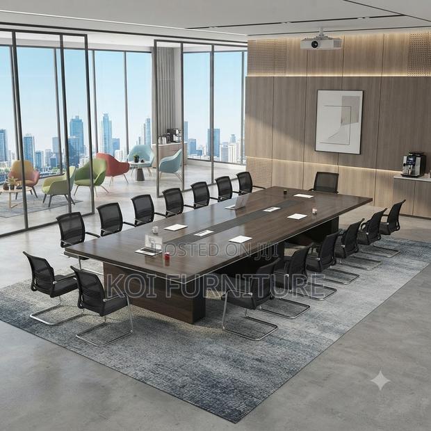 Boardroom Table; 3 Meters Diplomatic Office Boardroom Tables - thumbnail 3