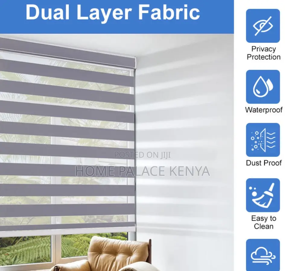 Window Blinds: Double Layer Privacy Blinds