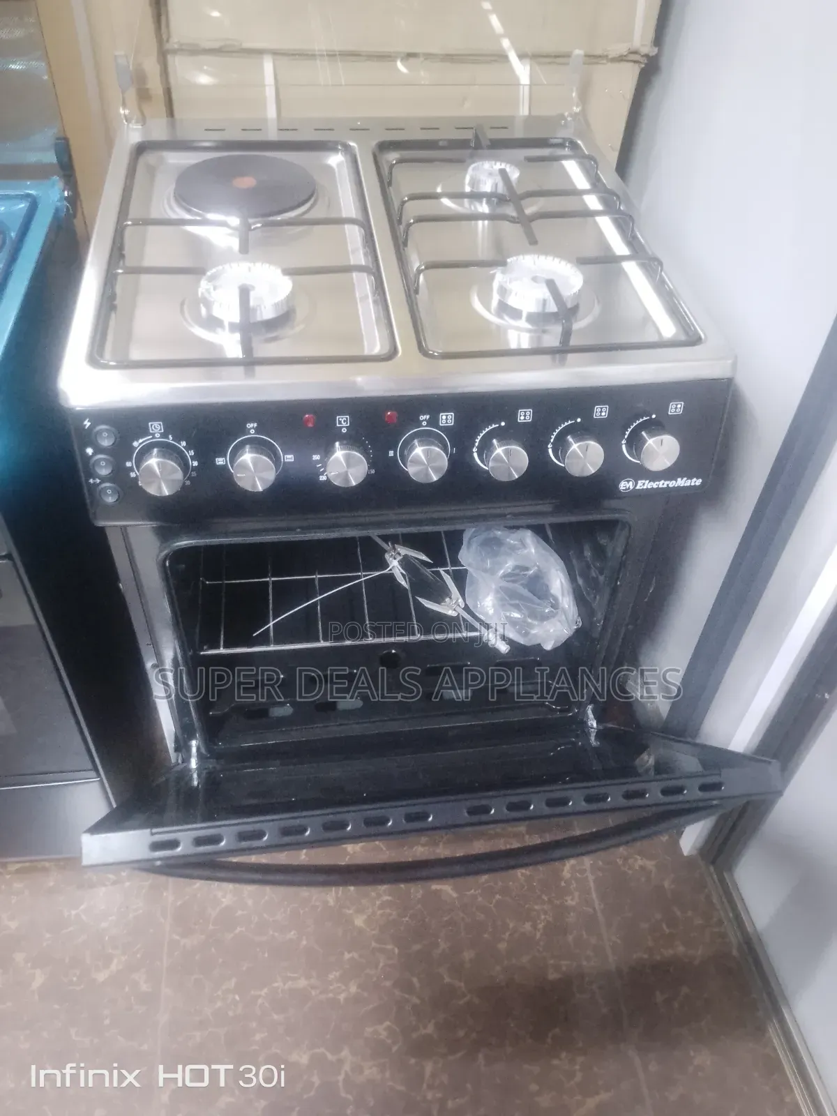 60*60 Electromate Standing Cooker