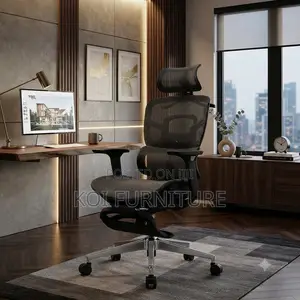 Office Chairs; Orthopedic High Back Chair With Return Footrest