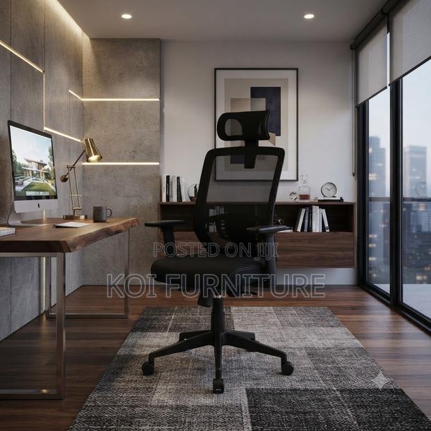 Office Chairs; Reclining Ergonomic Office Mesh Clerical Chair - thumbnail 5