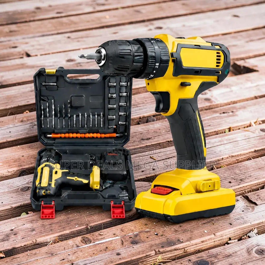 Compact Design Brushless Cordless Drill With Drilling Impact Functions
