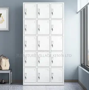 Premium 15-Door Metal Storage Cabinet