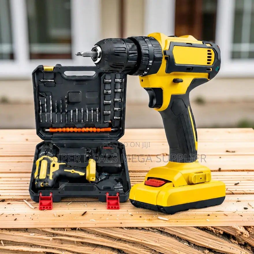 Easy Connection Brushless Cordless Drill Drilling and Impact Functions