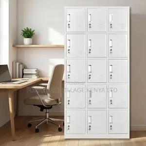 Premium 15-Door Metal Storage Cabinet