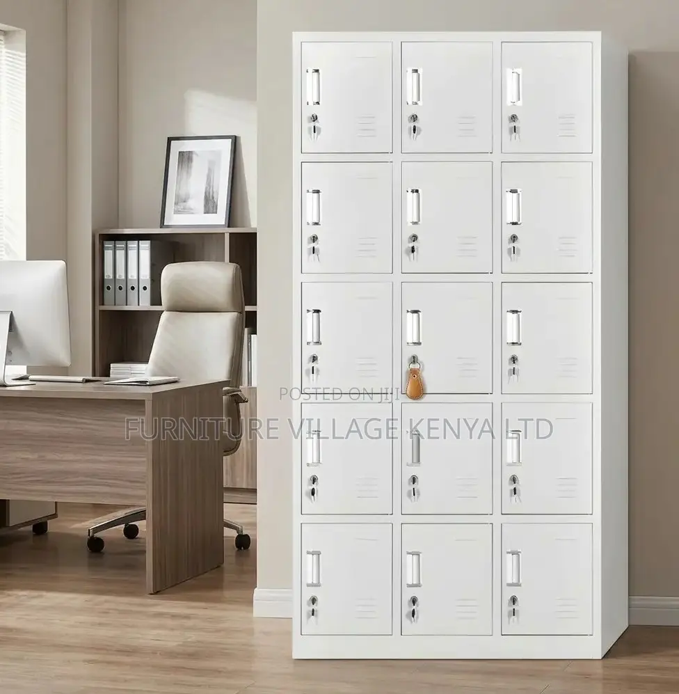 Premium 15-Door Metal Storage Cabinet
