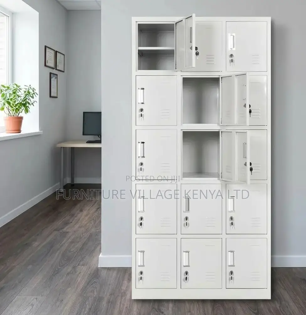 Premium 15-Door Metal Storage Cabinet