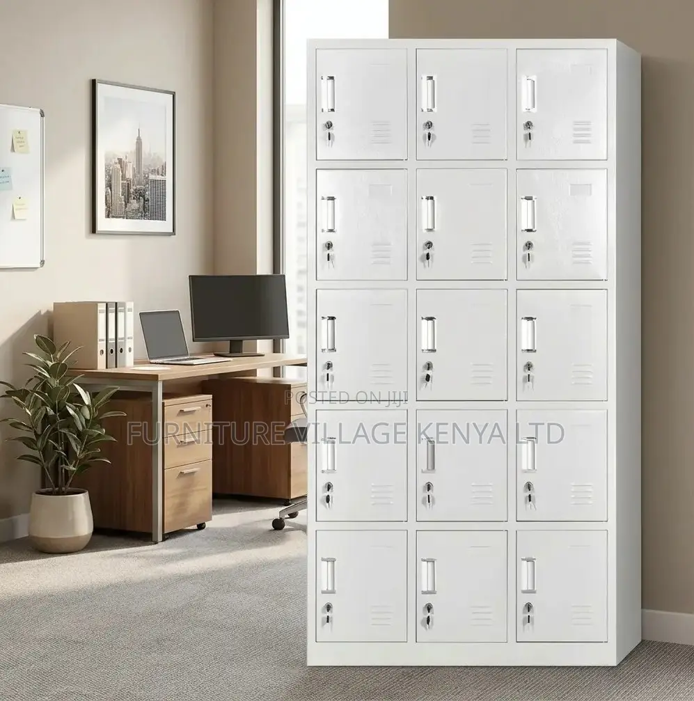 Premium 15-Door Metal Storage Cabinet