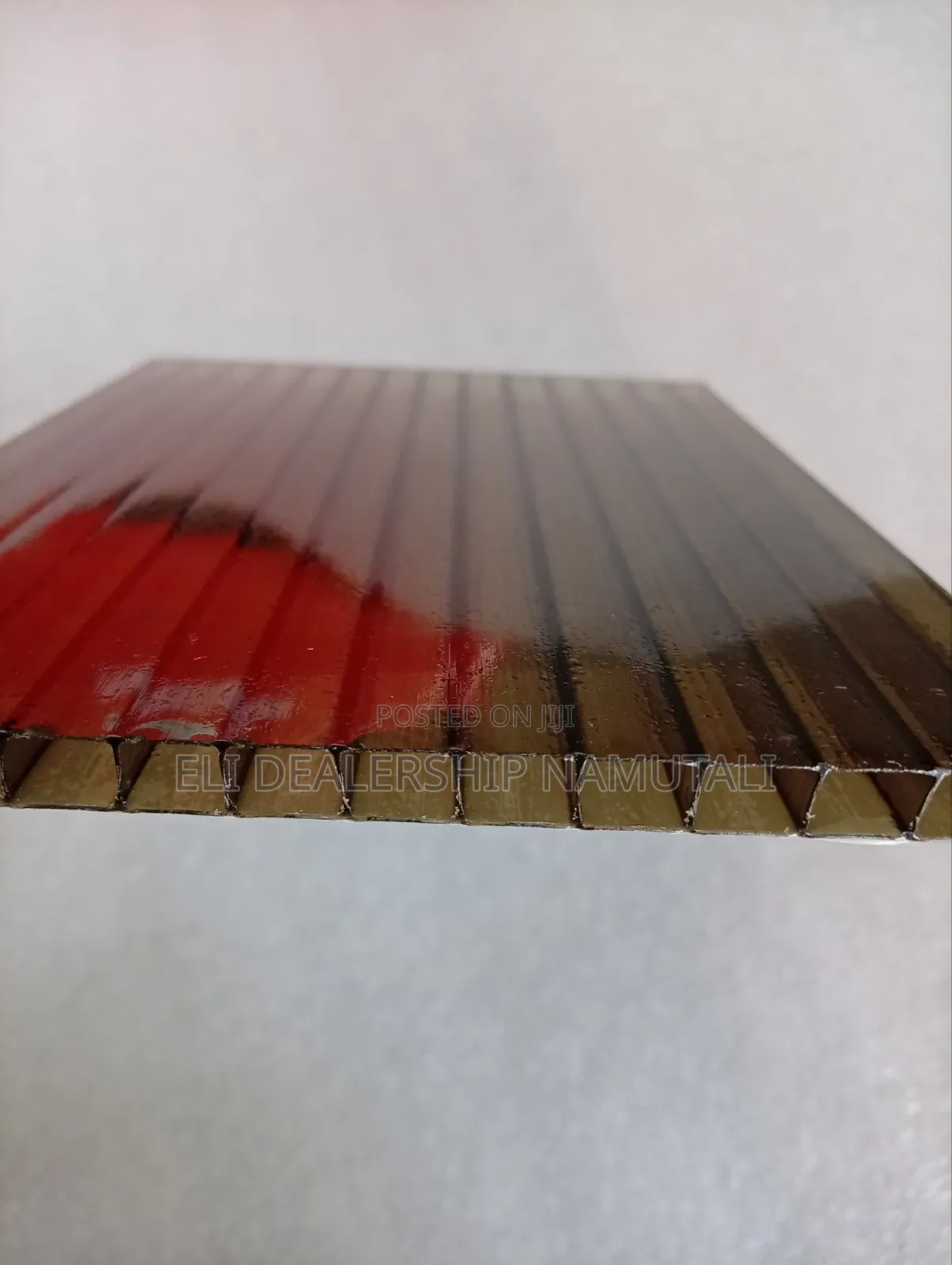 Hollow Polycarbonate Sheets 2.1m by 5.8m Bronze