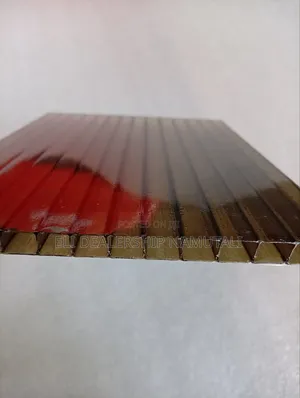 Hollow Polycarbonate Sheets 2.1m by 5.8m Bronze
