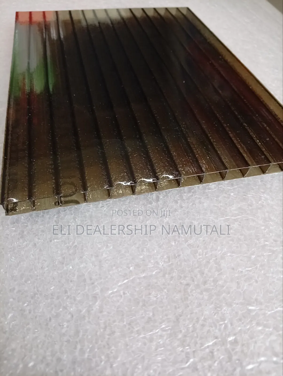 Hollow Polycarbonate Sheets 2.1m by 5.8m Bronze