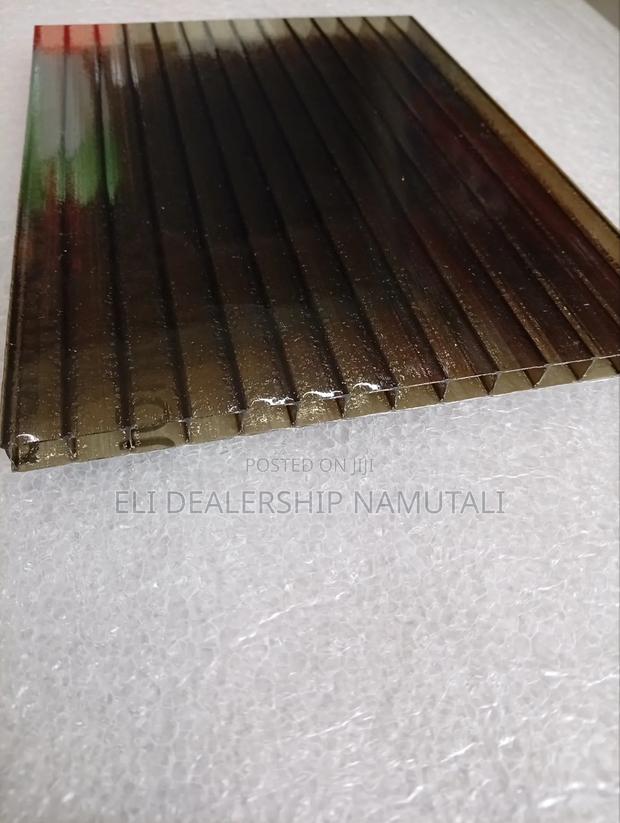 Hollow Polycarbonate Sheets 2.1m by 5.8m Bronze - thumbnail 2