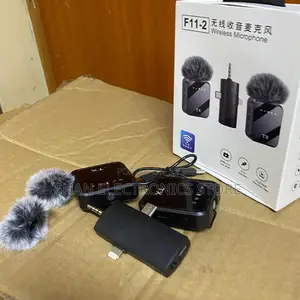 Studio-Quality F11-2 Dual Wireless With Noise Cancellation Microphone