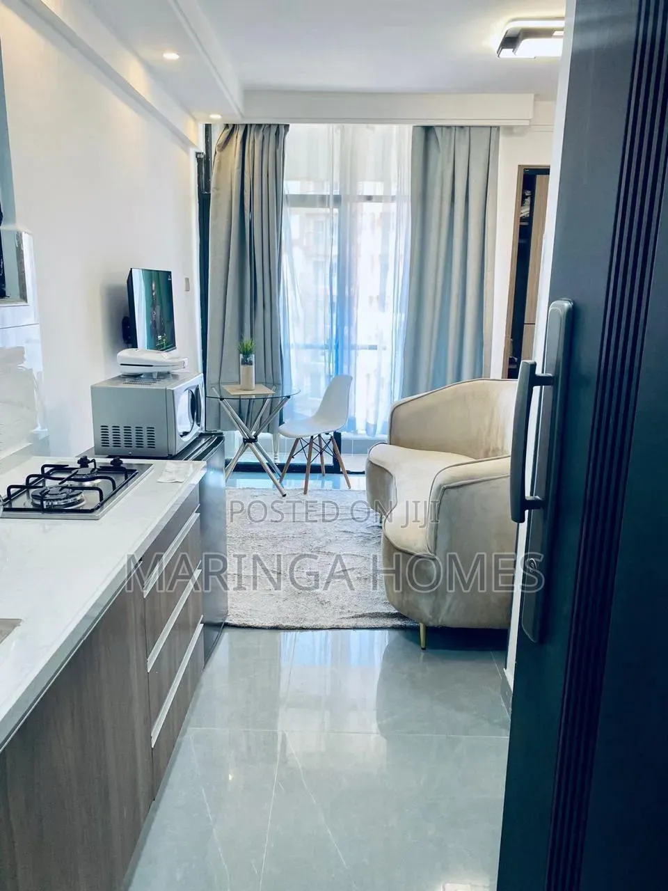 Modern Furnished Studio Airbnb in Kilimani