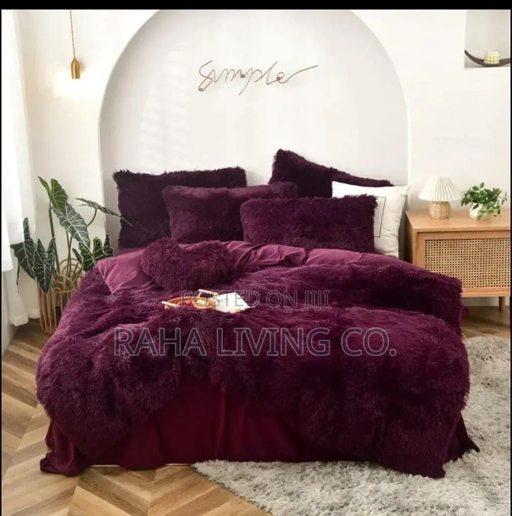 6pc Luxury Velvet Plush Fluffy Duvet Set | Up to 6x7