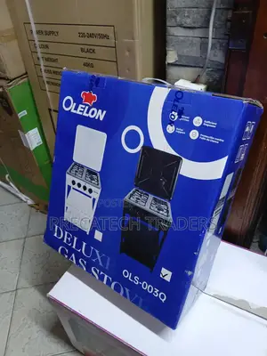 Cooker With Stand Deluxe Olelon 3+1 Gas Electric Cooker