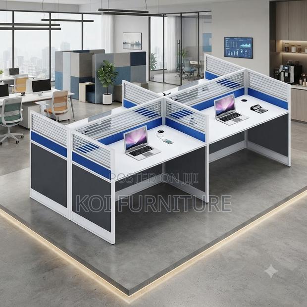 Office Workstation; Four Way Combination Office Workstation - main view