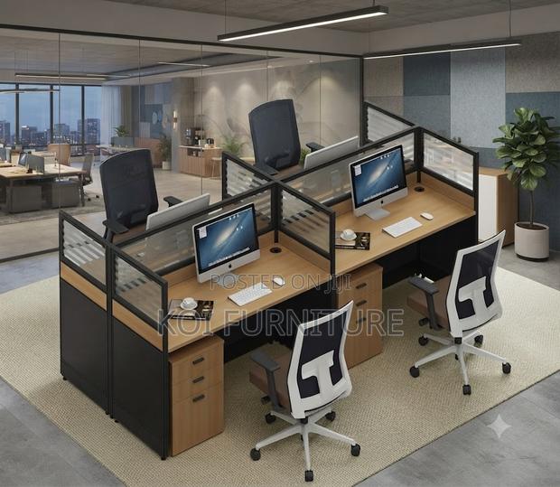 Office Workstation; Four Way Combination Office Workstation - thumbnail 2