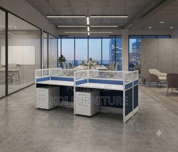 Office Workstation; Four Way Combination Office Workstation - thumbnail 3