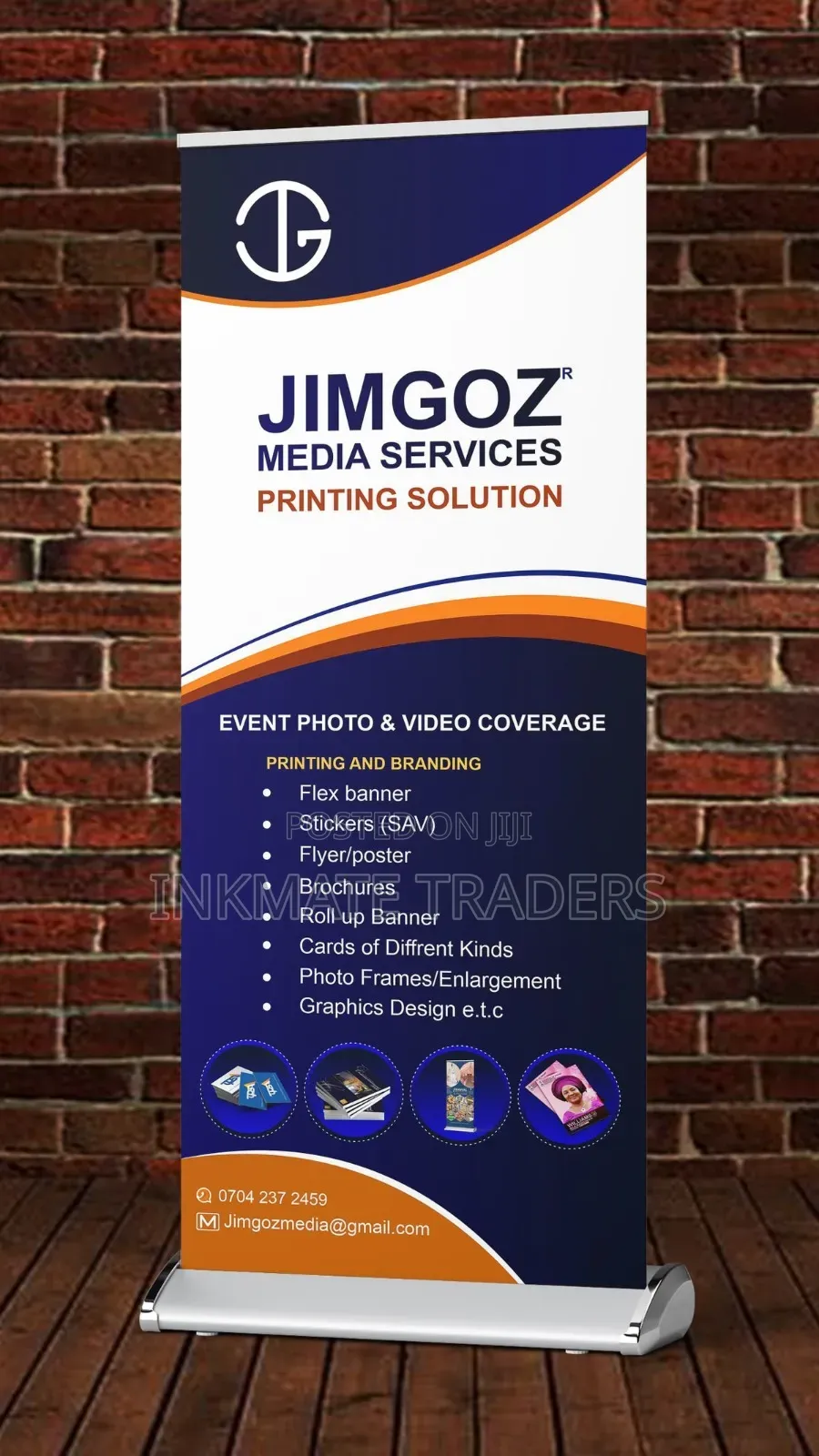 Jimgoz Narrow Base Banner