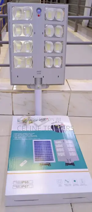 Solar Street Light With Large Battery