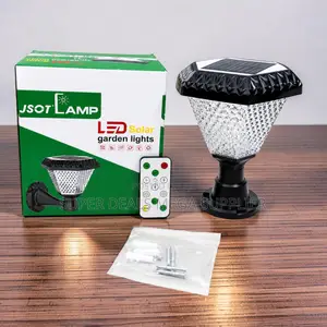 High Bright RGB Solar Main Gate Pillar Light Auto on/Off Weatherproof