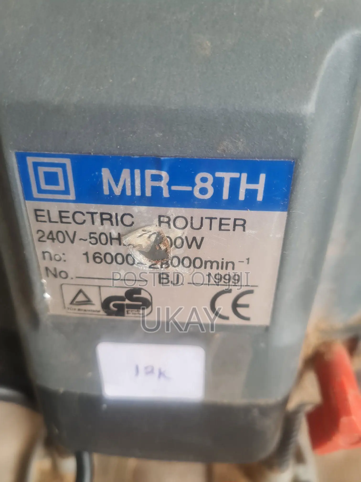 Power Master Mir-8th Electric Router.