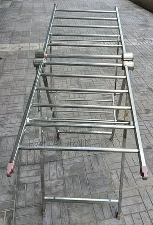 Metallic Foldable Laundry Drying Rack | Indoor Outdoor