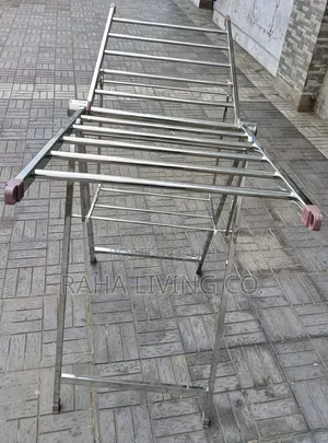 Metallic Foldable Laundry Drying Rack | Indoor Outdoor