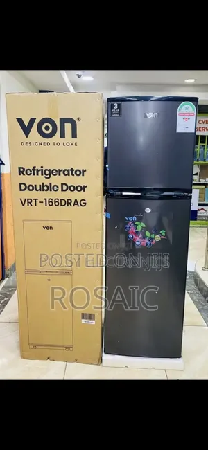 Von 166 Litres Double Door Refrigerator