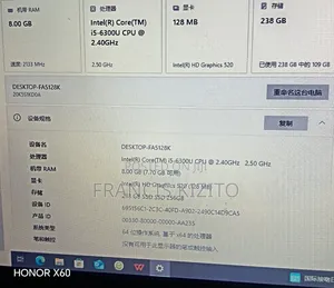 Laptop Lenovo ThinkPad T470s 8GB Intel Core i7 SSD 256GB
