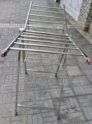Quality Metallic Foldable Drying Rack –Movable Portable