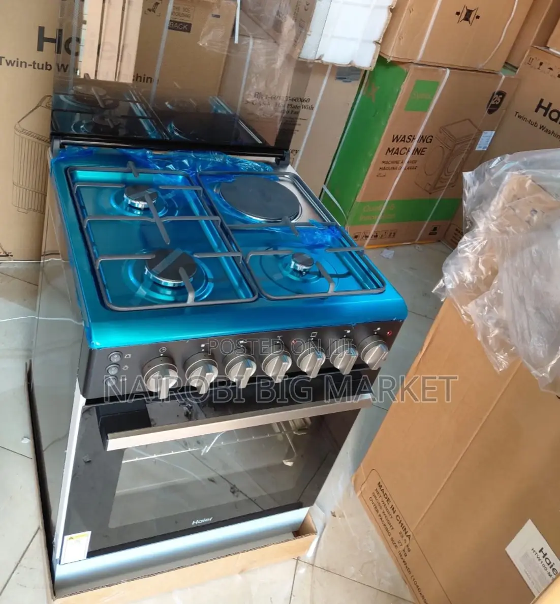 Haier 60 by 60 3g + 1e (Hre6313cdrmb) No Gas Sensor