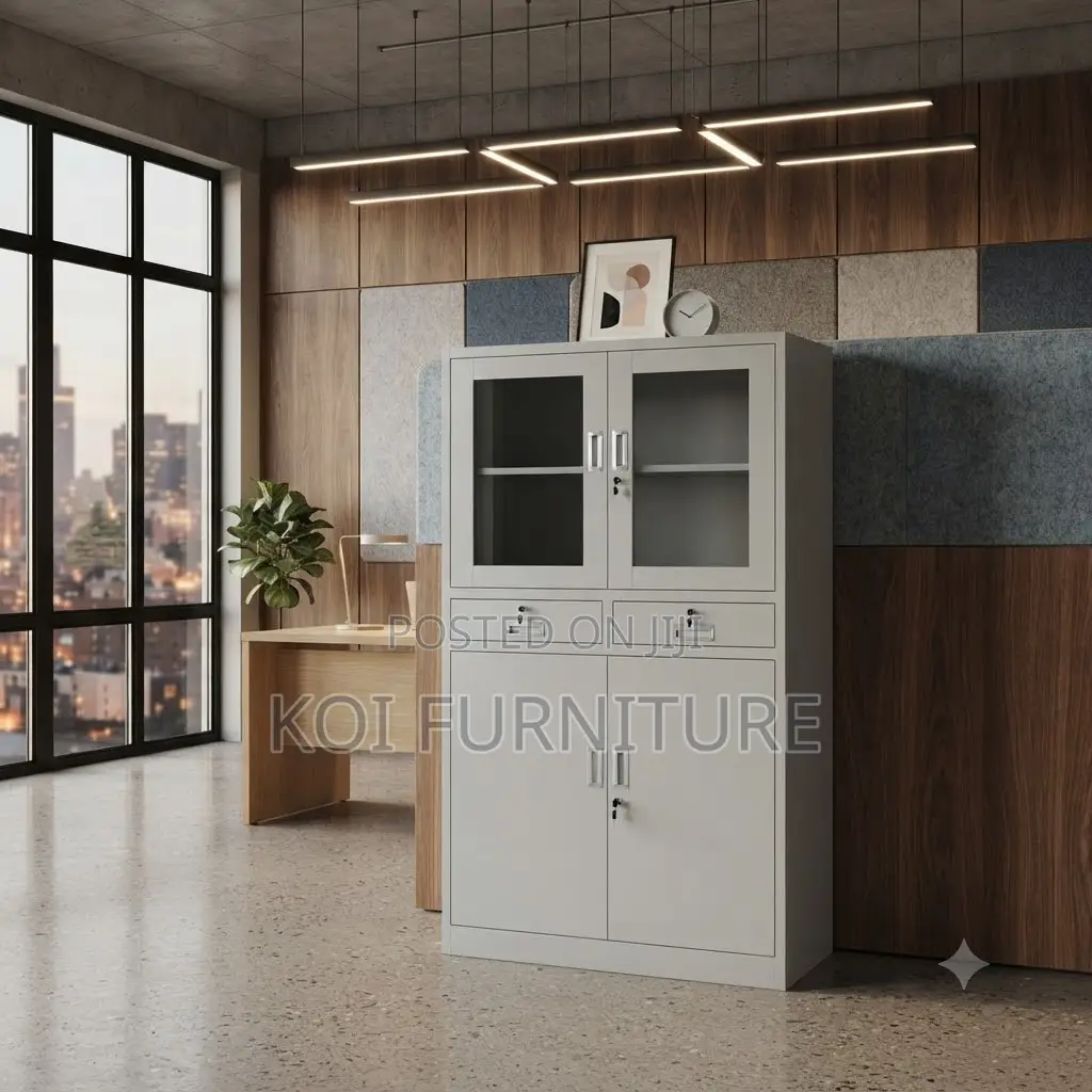 Office Cabinet; Two-Door Security Storage Office Cabinet