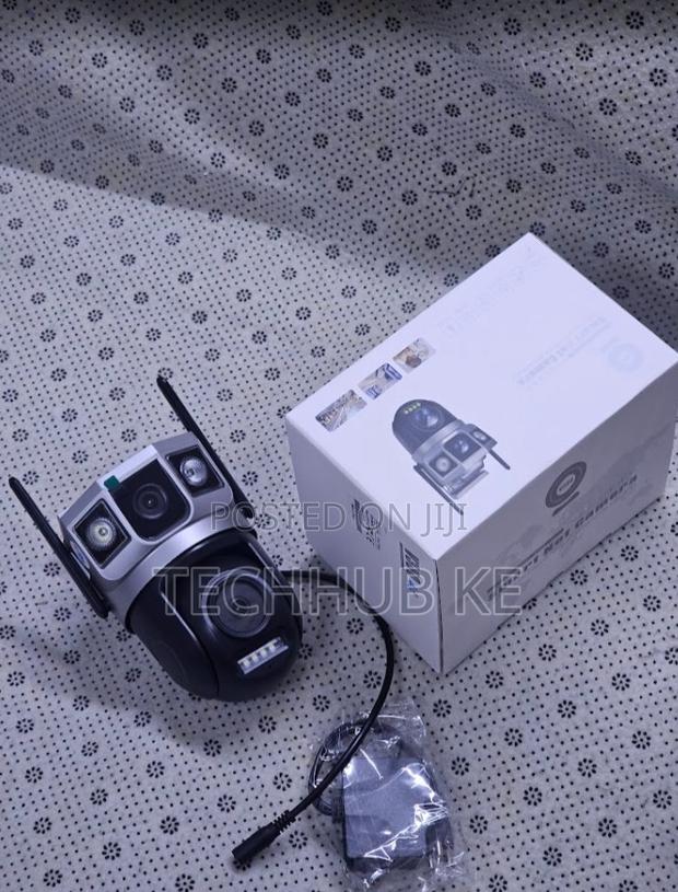 Dual Lenses Electric 360 Degrees Sim Card CCTV Camera